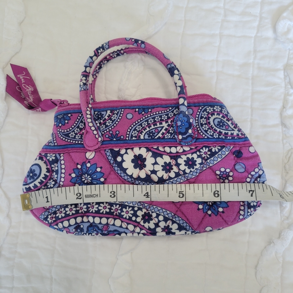 Vera Bradley Tiny Mini Boysenberry Eloise Handbag Pristine Condition Rare!!